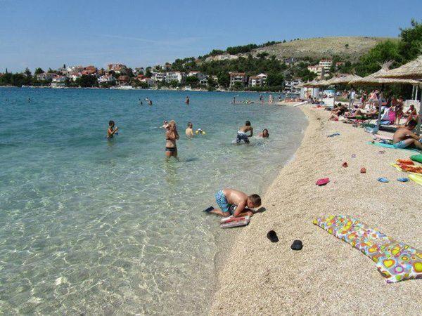 Braco Apartments By The Sea With A Sea View Zaboric Exteriör bild